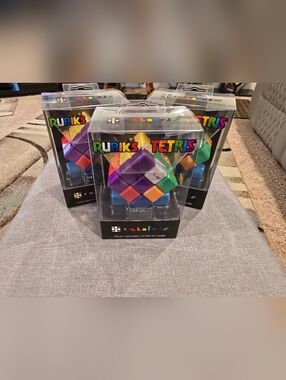 Rubik'sTetris Puzzle Cube - Multicolor Brain Teaser, 3 Available, Price Is For 1